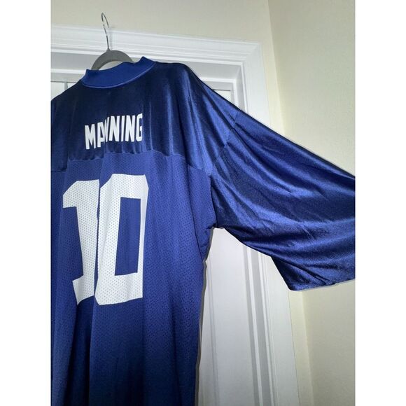 Reebok New York Giants Eli Manning 10 Blue Jersey Size 2XL - Picture 5 of 6